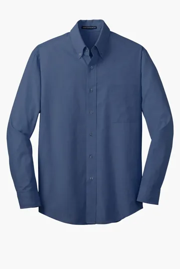Port Authority Tall Crosshatch Easy Care Shirt — view 3