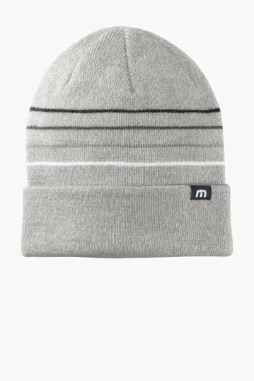 TravisMathew Striped Cuffed Beanie — view 2