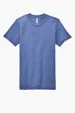 Image for American Apparel Tri-Blend Short Sleeve Track T-Shirt -2
