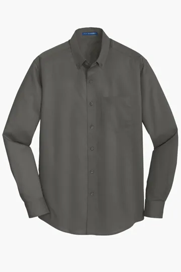 Port Authority Tall SuperPro Twill Shirt — view 3