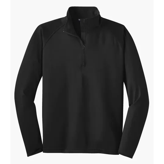 Sport-Tek Tall Sport-Wick Stretch 1/4-Zip Pullover — view 2