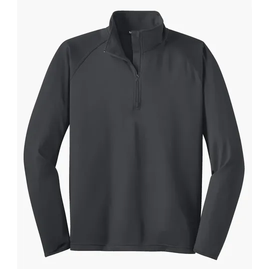Sport-Tek Tall Sport-Wick Stretch 1/4-Zip Pullover — view 3