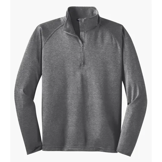 Sport-Tek Tall Sport-Wick Stretch 1/4-Zip Pullover — view 4