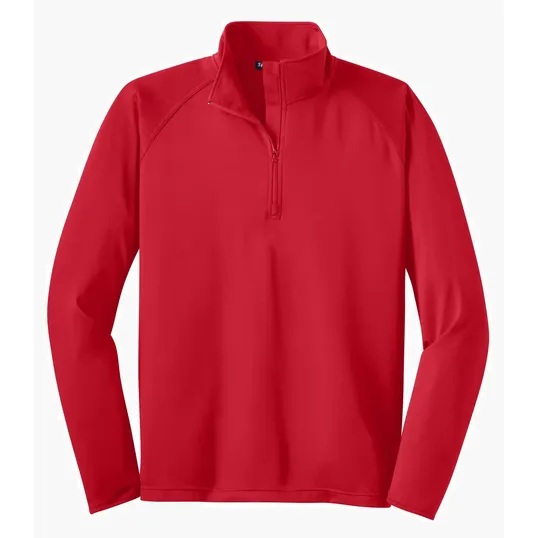 Sport-Tek Tall Sport-Wick Stretch 1/4-Zip Pullover — view 6