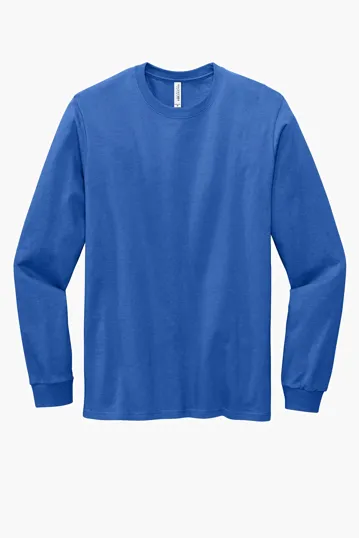 All-American Long Sleeve Tee, Heavyweight Cotton — view 8