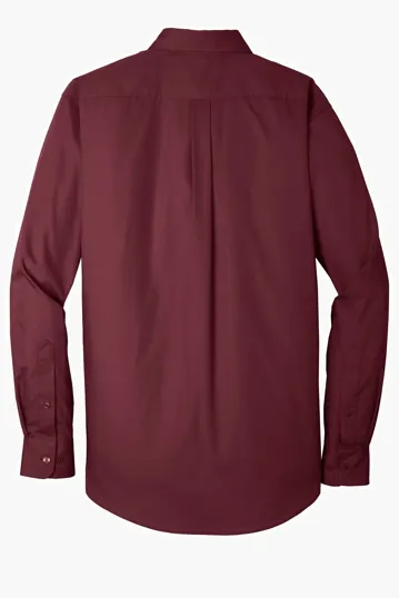 Port Authority Long Sleeve Carefree Poplin Shirt — view 14