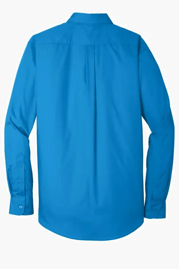 Port Authority Long Sleeve Carefree Poplin Shirt — view 16