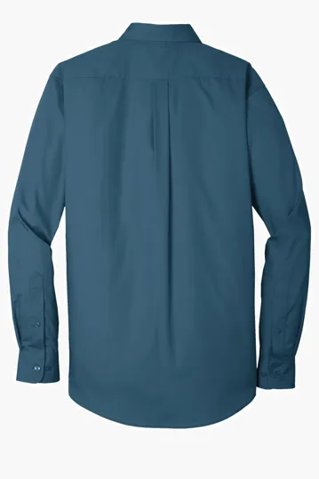 Port Authority Long Sleeve Carefree Poplin Shirt — view 19