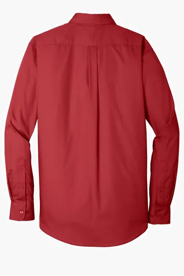 Port Authority Long Sleeve Carefree Poplin Shirt — view 22