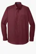 Port Authority Long Sleeve Carefree Poplin Shirt — view 2