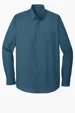 Port Authority Long Sleeve Carefree Poplin Shirt — view 7