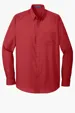 Port Authority Long Sleeve Carefree Poplin Shirt — view 10