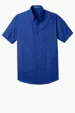 Port Authority Short Sleeve Carefree Poplin Shirt — view 5