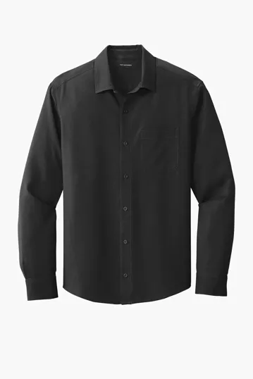 Port Authority Long Sleeve Performance Staff Shirt — view 2