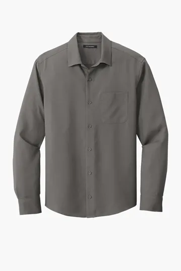 Port Authority Long Sleeve Performance Staff Shirt — view 4