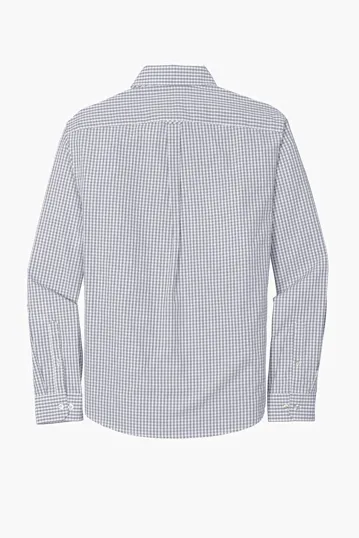 Port Authority Broadcloth Gingham Easy Care Shirt — view 7