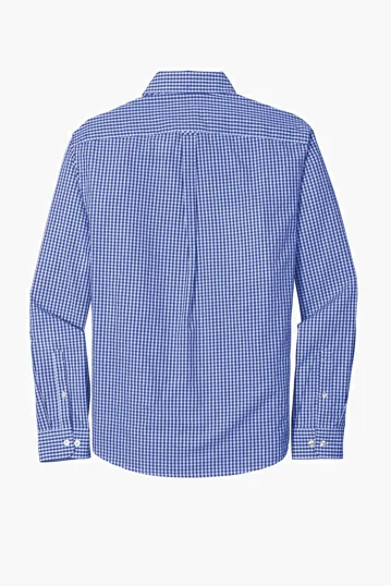 Port Authority Broadcloth Gingham Easy Care Shirt — view 9