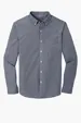 Port Authority Broadcloth Gingham Easy Care Shirt — view 4