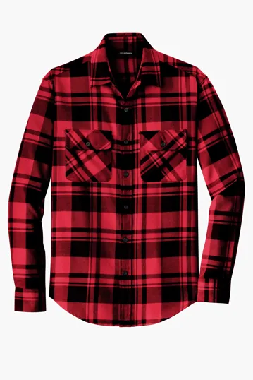 Port Authority Plaid Flannel Shirt — view 2