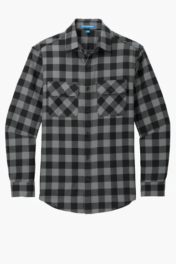 Port Authority Plaid Flannel Shirt — view 3