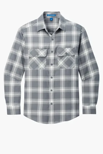 Port Authority Plaid Flannel Shirt — view 5