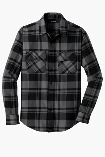 Port Authority Plaid Flannel Shirt — view 6