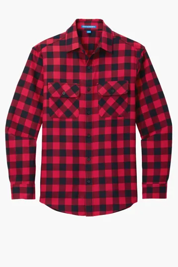 Port Authority Plaid Flannel Shirt — view 7