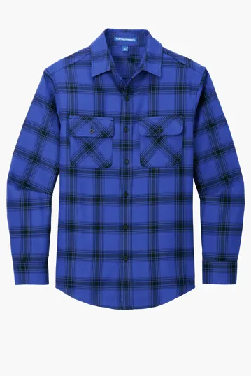 Port Authority Plaid Flannel Shirt — view 9