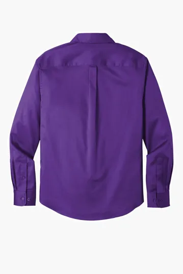 Port Authority Long Sleeve SuperPro React Twill Shirt — view 27