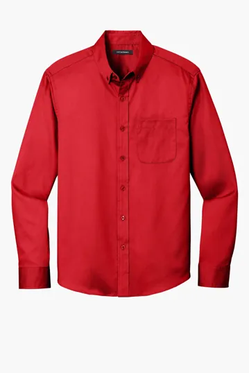 Port Authority Long Sleeve SuperPro React Twill Shirt — view 11