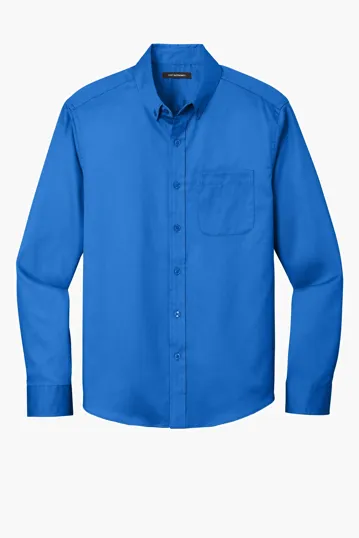 Port Authority Long Sleeve SuperPro React Twill Shirt — view 13