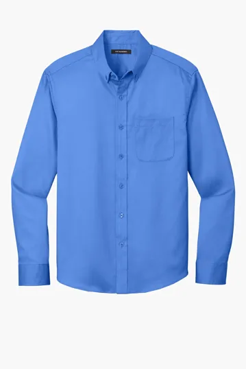 Port Authority Long Sleeve SuperPro React Twill Shirt — view 16