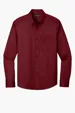 Port Authority Long Sleeve SuperPro React Twill Shirt — view 2