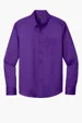 Port Authority Long Sleeve SuperPro React Twill Shirt — view 9