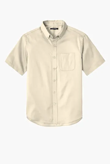 Port Authority SuperPro React Twill Shirt, Short Sleeve — view 6