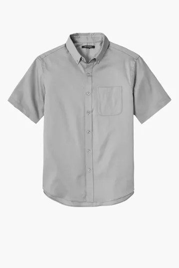 Port Authority SuperPro React Twill Shirt, Short Sleeve — view 7