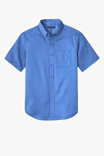 Port Authority SuperPro React Twill Shirt, Short Sleeve — view 16