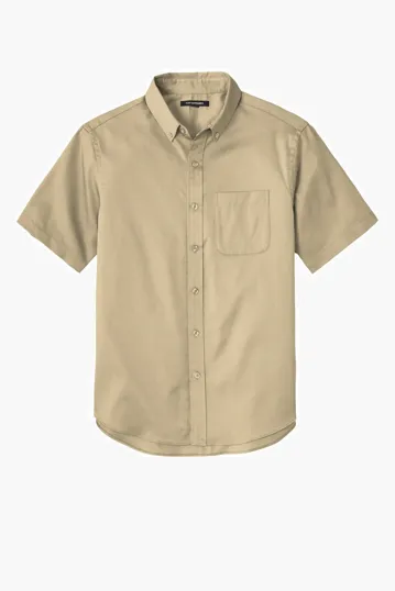Port Authority SuperPro React Twill Shirt, Short Sleeve — view 17
