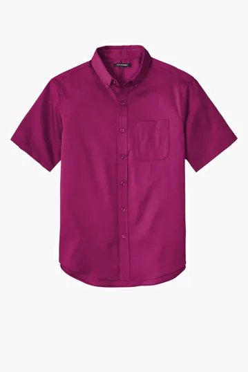 Port Authority SuperPro React Twill Shirt, Short Sleeve — view 19
