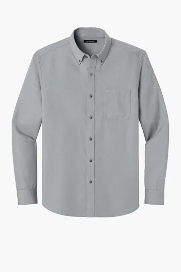 Port Authority Long Sleeve Nailhead Easy Care Shirt — view 3
