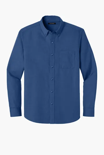 Port Authority Long Sleeve Nailhead Easy Care Shirt — view 4