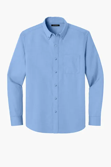 Port Authority Long Sleeve Nailhead Easy Care Shirt — view 5