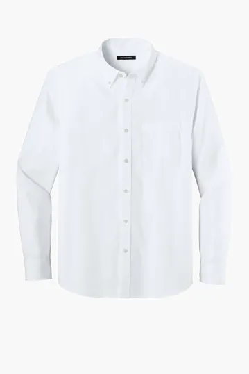 Port Authority Long Sleeve Nailhead Easy Care Shirt — view 6