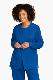 Picture For Wink Unisex WorkFlex Snap-Front Scrub Jacket 