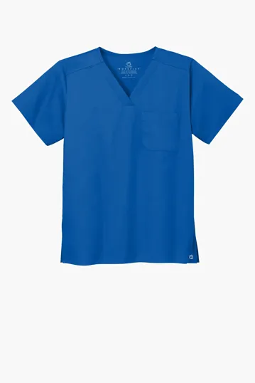 Wink Unisex WorkFlex Chest Pocket V-Neck Top — view 5