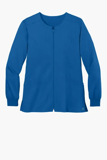 Wink Women's Premiere Flex Full-Zip Scrub Jacket — view 5