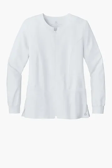 Wink Women's Premiere Flex Full-Zip Scrub Jacket — view 6