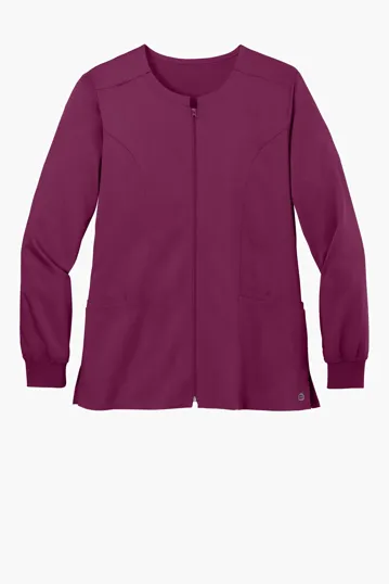 Wink Women's Premiere Flex Full-Zip Scrub Jacket — view 7