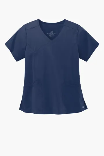 Wink Women's Premiere Flex Mock Wrap Top — view 3