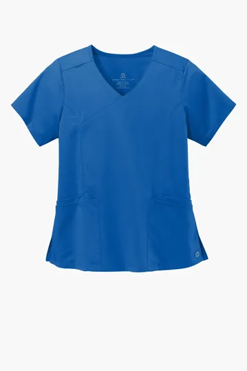 Wink Women's Premiere Flex Mock Wrap Top — view 5